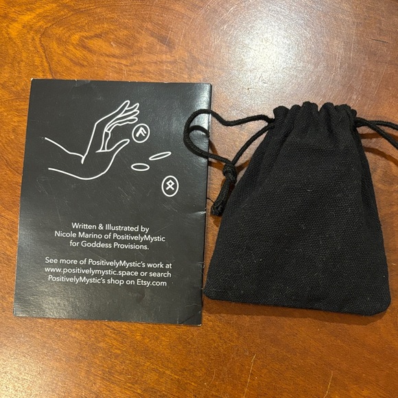 Black Rune Stones Set - Picture 2 of 3